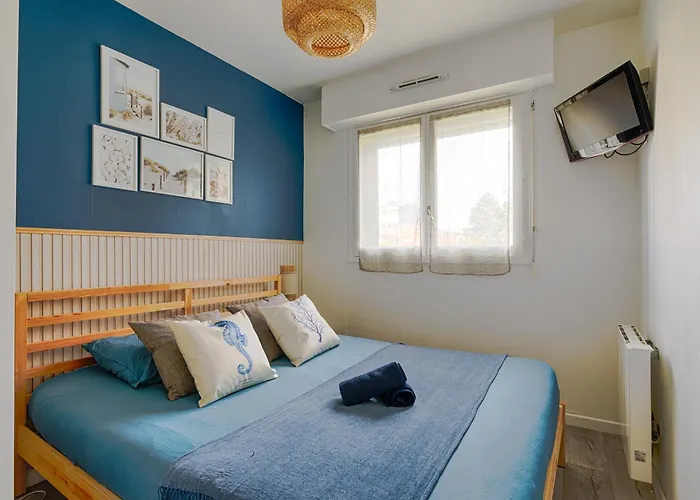 Le Coquillage Bleu, Charmant 2 Pieces, Proche Plages Et Commerces
