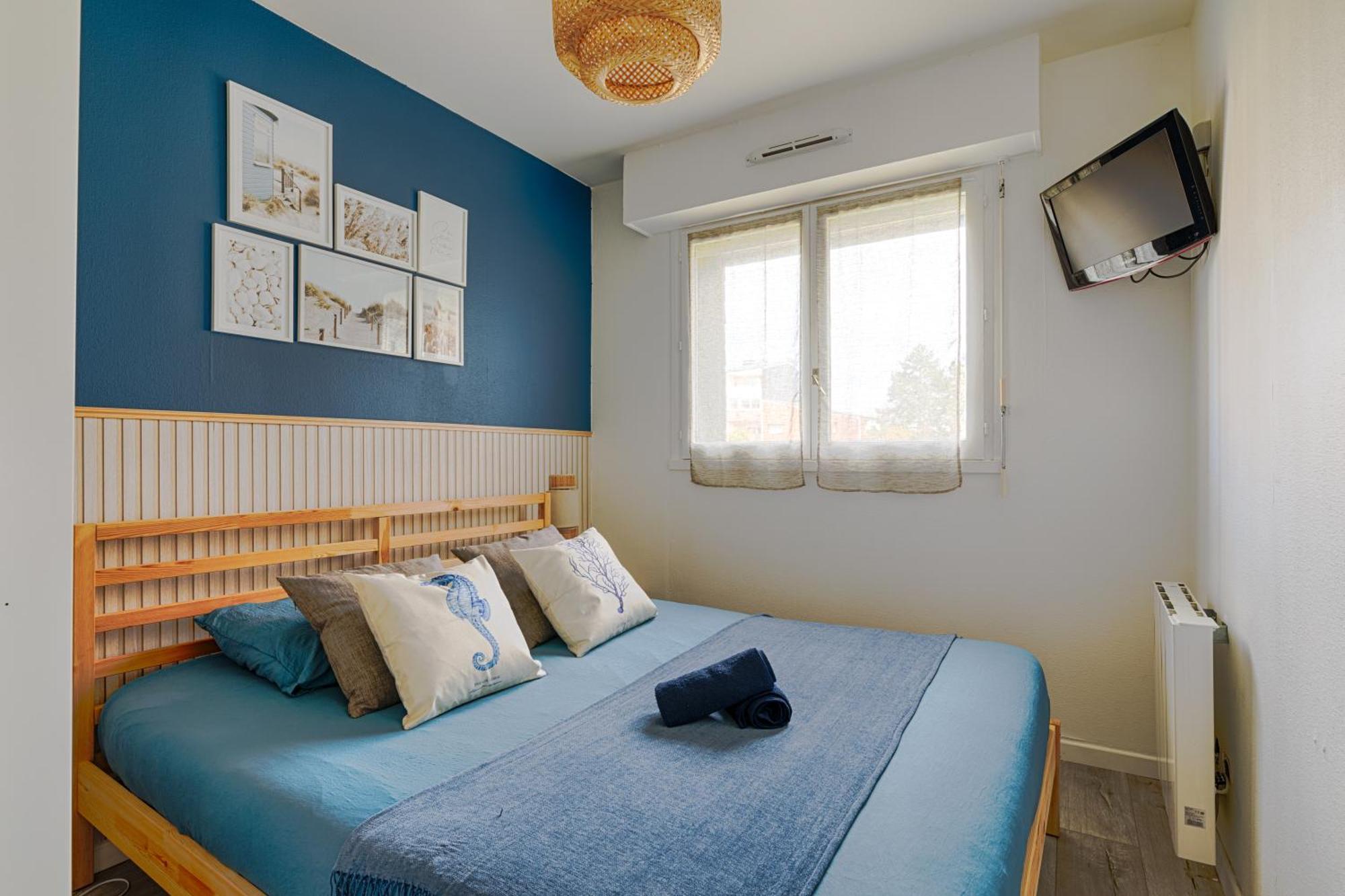 Le Coquillage Bleu, 2 Pieces, Proche Plages Et Commerces Cabourg