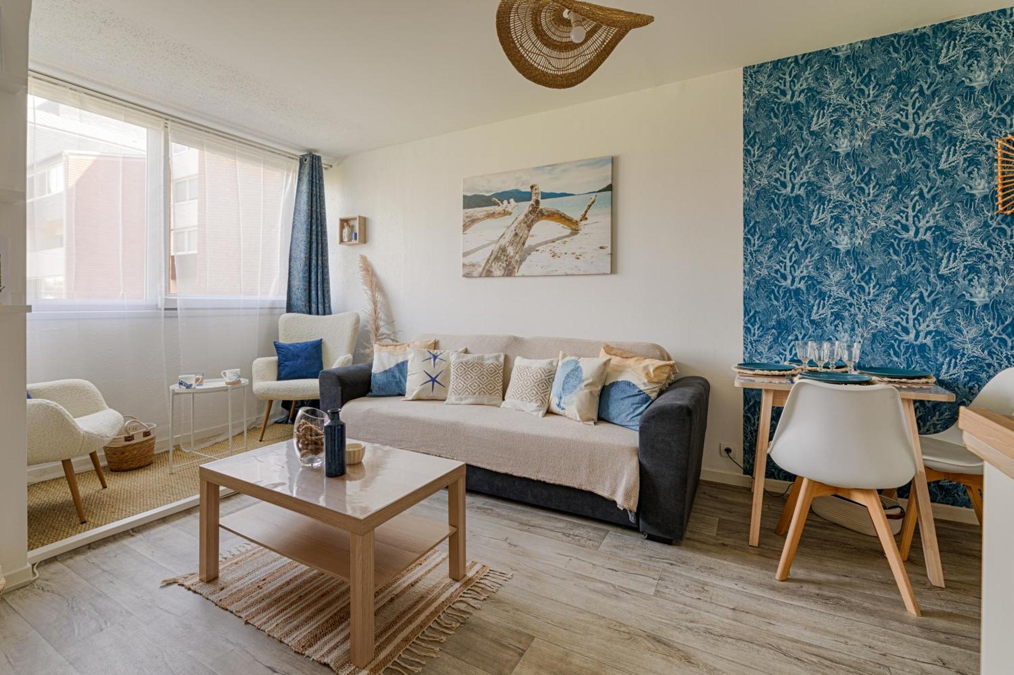 Le Coquillage Bleu, 2 Pieces, Proche Plages Et Commerces Cabourg